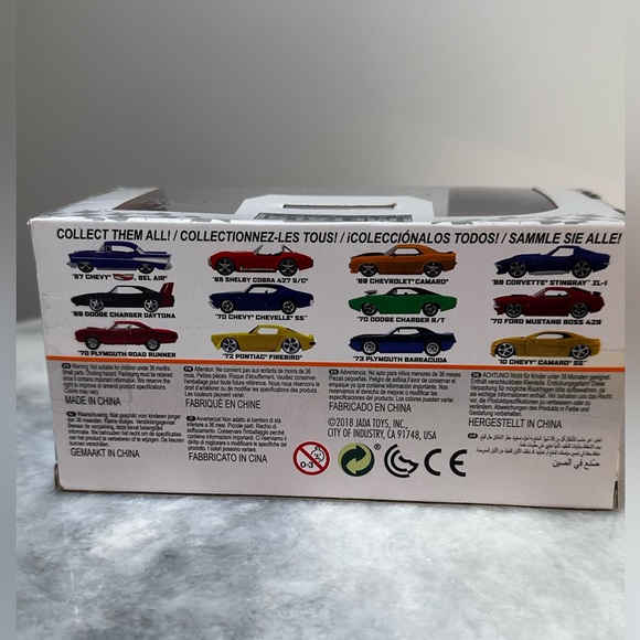 Jada 1:32 Bigtime Muscle 1969 Chevrolet Camaro Die Cast Collectible Car - Picture 4 of 8